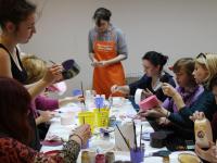 Мастер-класс по технике декупаж ведет  Кочеткова Екатерина