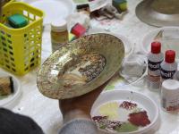 Мастер-класс по технике декупаж ведет Умникова Ольга