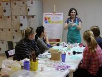 Мастер-класс по технике декупаж ведет Шевченко Олеся