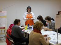 Мастер-класс по технике декупаж ведет Январева Диана