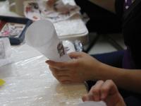 Мастер-класс по технике декупаж ведет Январева Диана