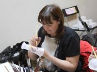 Мастер-класс по технике декупаж ведет Январева Диана