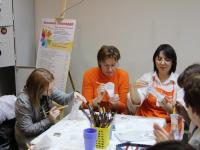 Мастер-класс по технике декупаж ведет Январева Диана