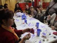 Мастер-класс по китайской  живописи ведет  Пахомова Галина