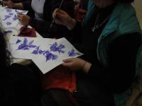 Мастер-класс по китайской  живописи ведет  Пахомова Галина