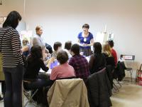 Мастер-класс по китайской  живописи ведет  Пахомова Галина