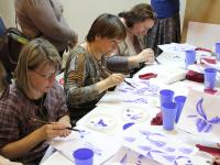 Мастер-класс по китайской  живописи ведет  Пахомова Галина