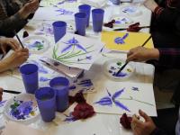 Мастер-класс по китайской  живописи ведет  Пахомова Галина