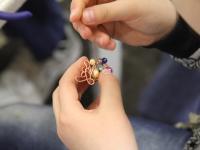 Мастер-класс по плетению из проволоки в технике Wire Wrap ведет Тимофеева Мария