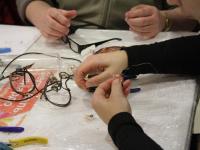 Мастер-класс по плетению из проволоки в технике Wire Wrap ведет Тимофеева Мария