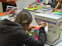 Мастер-класс по пэчворку ведет  Гаврилюк Ирина