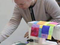 Мастер-класс по пэчворку ведет  Гаврилюк Ирина