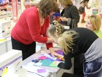 Мастер-класс по пэчворку ведет  Гаврилюк Ирина