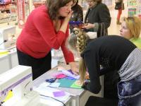 Мастер-класс по пэчворку ведет  Гаврилюк Ирина