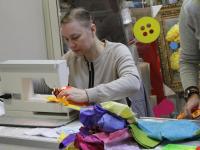 Мастер-класс по пэчворку ведет  Гаврилюк Ирина