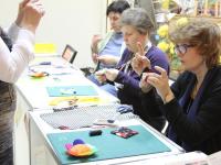 Мастер-класс по пэчворку ведет  Захарова Алла