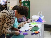 Мастер-класс по пэчворку ведет  Захарова Алла