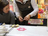 Мастер-класс по пэчворку ведет  Захарова Алла