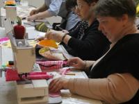 Мастер-класс по пэчворку ведет  Переслегина Надежда