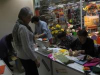 Мастер-класс по пэчворку ведет  Переслегина Надежда