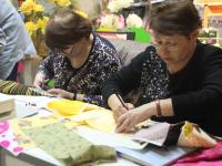 Мастер-класс по пэчворку ведет  Переслегина Надежда