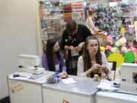 Мастер-класс по пэчворку ведет  Смолянинова Людмила