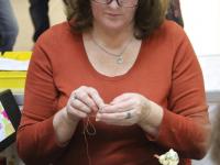 Мастер-класс по пэчворку ведет  Смолянинова Людмила