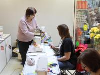 Мастер-класс по пэчворку ведет  Степанова Галина