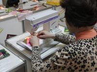 Мастер-класс по пэчворку ведет  Степанова Галина