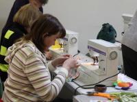 Мастер-класс по пэчворку ведет  Степанова Галина