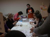 Мастер-класс по росписи point-to-point ведет Левшина Анна