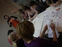 Мастер-класс по росписи point-to-point ведет Левшина Анна