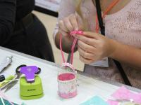 Мастер-класс по скрапбукингу ведет  Данилова Анастасия