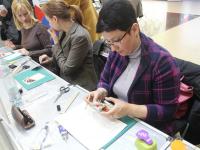 Мастер-класс по скрапбукингу ведет  Лиходеева Анна