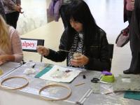 Мастер-класс по скрапбукингу ведет  Лиходеева Анна