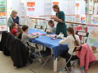 Детский мастер-класс по созданию пасхального сувениру в технике изонить ведет Закревская Валерия