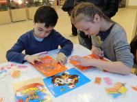 Детский мастер-класс. Раскрашивание цветным песком Mr. Painter