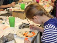 Мастер-класс. Роспись по стеклу и керамике тм Decola