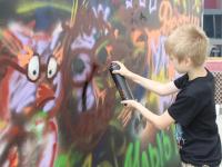 Демонстрационный мастер-класс по граффити