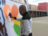 Демонстрационный мастер-класс по граффити