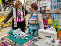 Презентация по  пэчворку с использованием тканей Peppy и швейной машины Micron