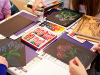 Презентация товаров для художников Vista-Artista, Kanzy, Kinotti, Stilsy