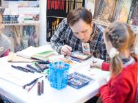 Презентация товаров для художников Vista-Artista, Kanzy, Kinotti, Stilsy, Fiteko