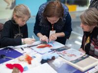 Презентация инструментов для валяния Gamma и наборы живопись шерстью тм Woolla