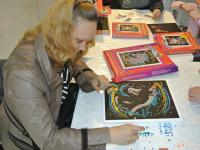 Наборы для детского творчества Мозаика из пайеток, куклы из Fom Eva Волшебная мастерская