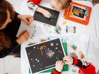 Наборы для детского творчества Мозаика из пайеток, куклы из Fom Eva Волшебная мастерская