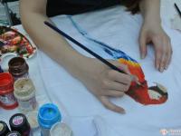 Роспись акриловыми красками по ткани и батику Love2Art