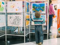 Выставка творческих работ и детских рисунков