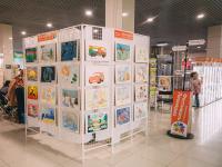 Выставка творческих работ и детских рисунков