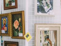 Выставка творческих работ и детских рисунков